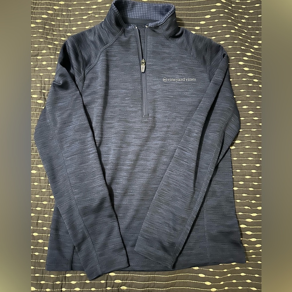 Vineyard Vines boys performance Sankaty quarter zip